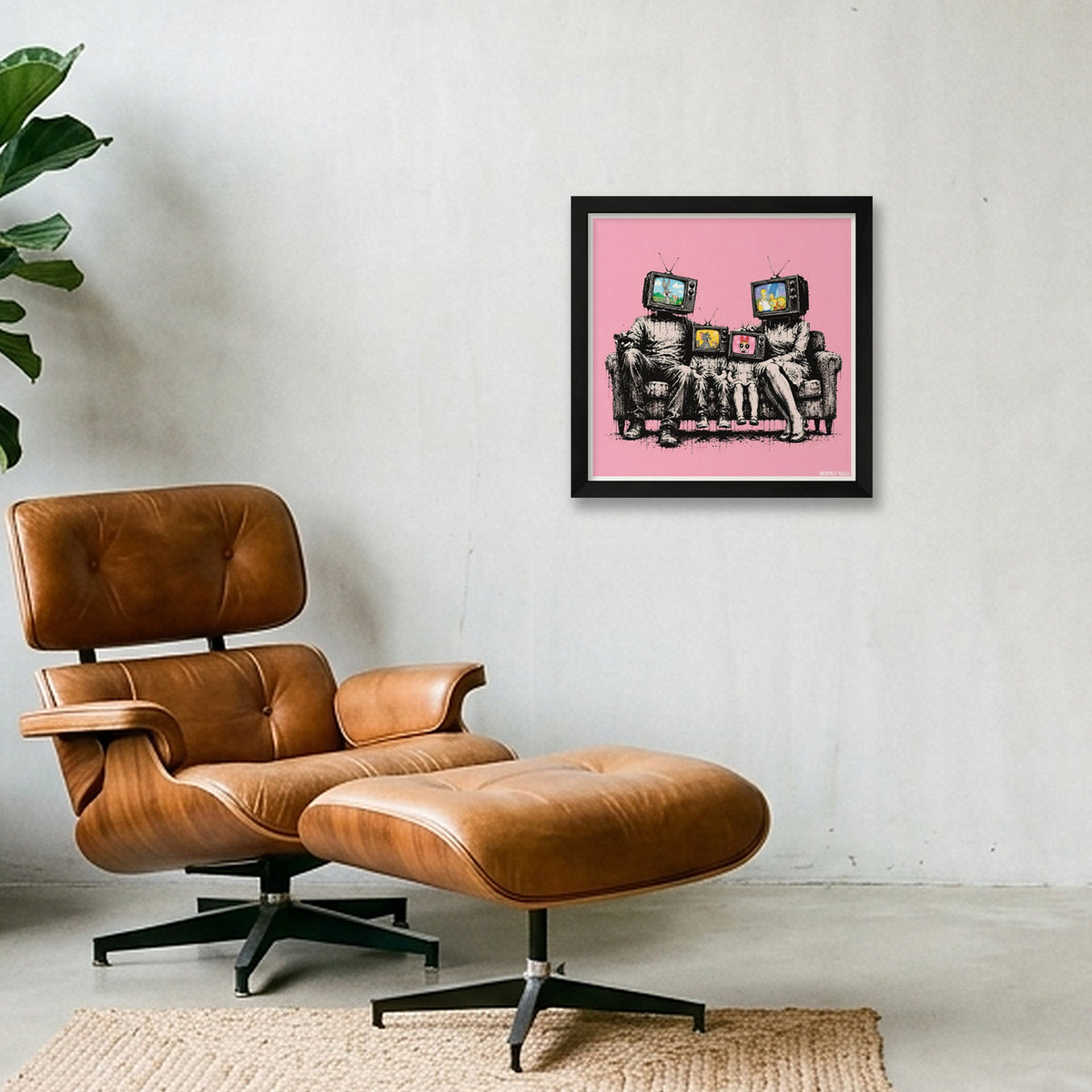 Formative Years — 30×30cm, 12×12" Black Frame