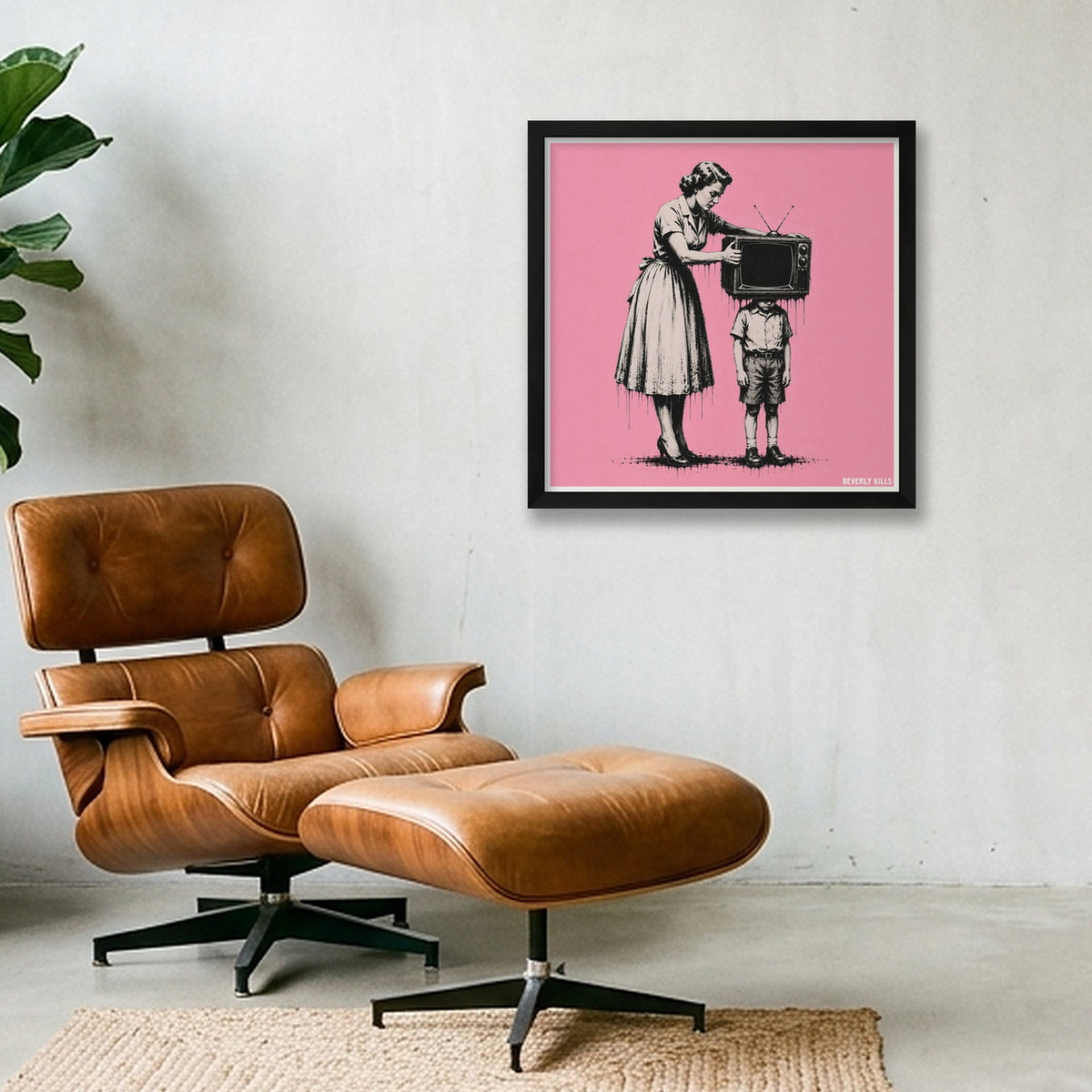 First Day — 40×40cm, 16×16" Black Frame