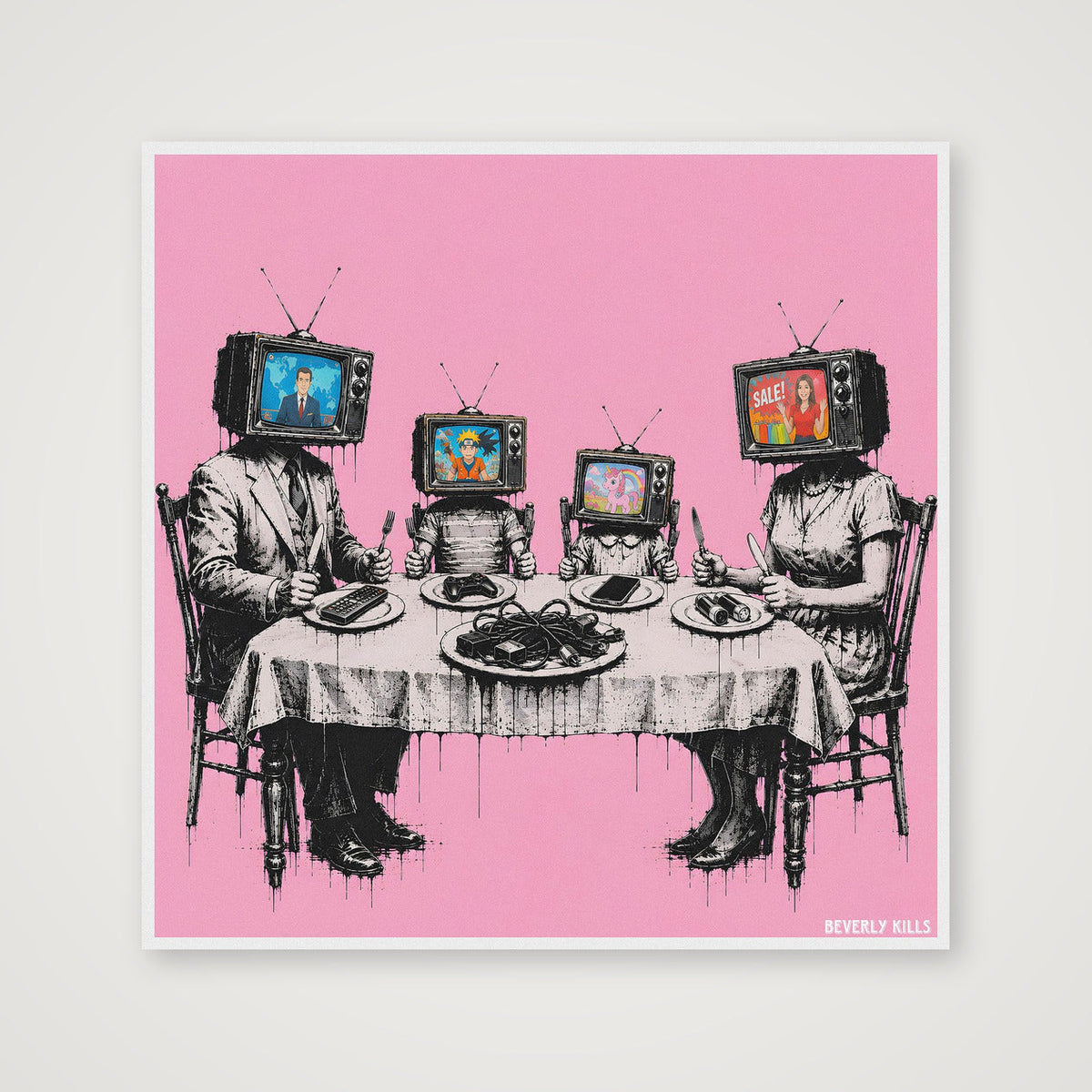 Consumed  — 30×30cm, 12×12" Print only