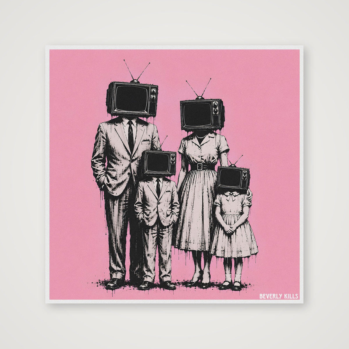 Family Portrait  — 70×70cm, 28×28" Print only