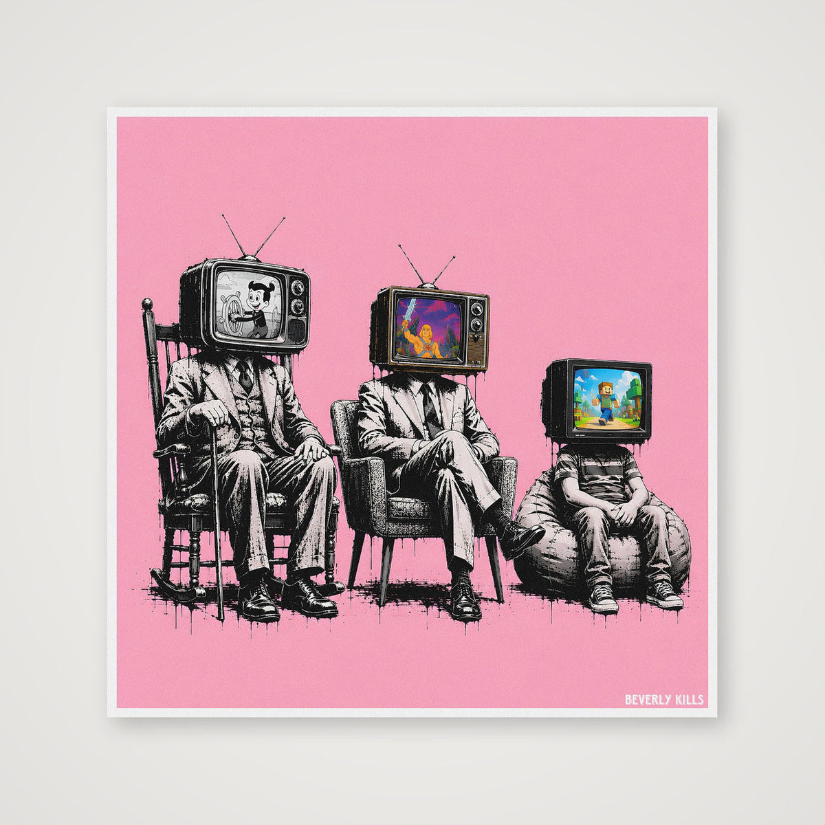 Three Generations  — 30×30cm, 12×12" Print only